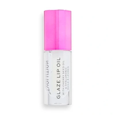 Image of Revolution Beauty London, Glaze Lip Oil, Nourishing Lust Clear, 4.6ml