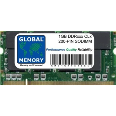 Image of 1GB DDR 266/333MHz 200 PIN SODIMM MEMORY RAM COMPATIBLE WITH IBOOK G4 &amp; ALUMINIUM POWERBOOK