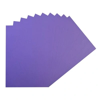 Image of Pack of 50 A5 Violet Purple Coloured Card 160gsm Sheets