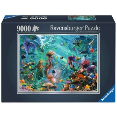 Image of Ravensburger 17419 5 Puzzle 2D Indianer, multicoloured