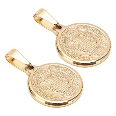 Image of Entatial Medals of St. Benedict, stainless steel Benedict corrosion resistant to wear gifts