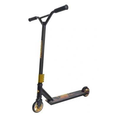 Image of Schildkrot Unisex&#039;s Untwist Stunt Scooter, Black/Red, 82cm