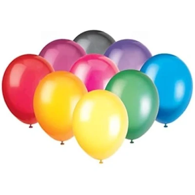 Image of Mr. Gadget&#039;s Solutions 12&quot; Latex Crystal Assorted Colour Balloons, Pack of 50