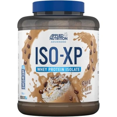 Image of Applied Nutrition ISO XP Whey Protein Isolate Over 21g Protein, Low Carb, Fat, BCAA Rich, Fast Absorption, Soy Free, Halal Certified (1.8kg 72 Servings) (Cafe Latte)