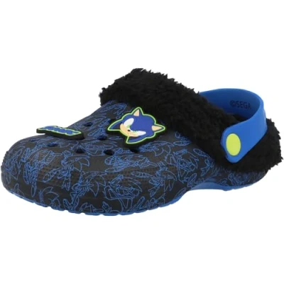 Image of Sonic the Hedgehog Lennox Badge Clog Blue Synthetic 11 UK Kid