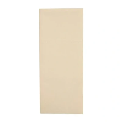 Image of Fiesta Recyclable Tablin Dinner Napkin Cream 48x40cm Airlaid Pocket Fold (Pk 400)