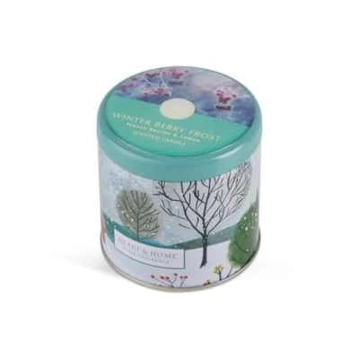 Image of Heart &amp; Home Tin Candle (Winter Berry Frost)
