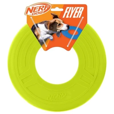 Image of Nerf Dog 10in Atomic Flyer Green