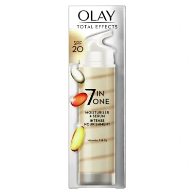 Image of Olay Total Effects AntiAgeing Moisturiser And Serum Duo SPF 20, 40 ml