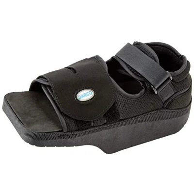 Image of Darco Orthowedge Shoe, Medical Post Operation/Surgery Reduces Pressure Off Foot, Healing Boot that Promotes Faster and Recovery, Adjustable Straps, Medium