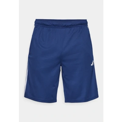 Image of adidas Performance Train Essentials Stripes Sports shorts, Men&#039;s, Size: Medium, Dark blue/white