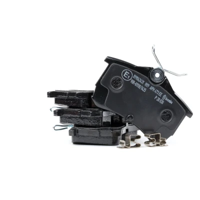 Image of 43022S1AE02, 43022S1AE03, 43022S1AE30, 43022S1AE50, 43022SEAE01 Brake pad set BREMBO P 28 030 with acoustic wear warning without accessories