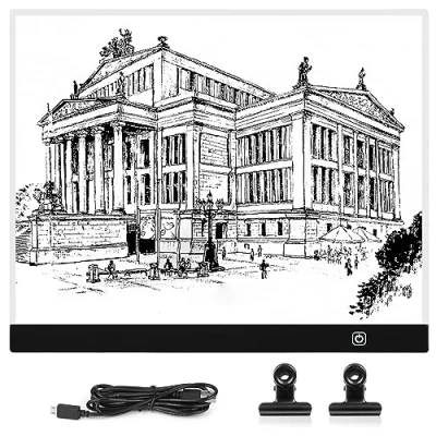 Image of Mardiko Light Box Drawing A3 LED Pad 3 Brightness Adjustable Copy Board Tracing Ultra Thin for Diamond Painting Sketching Animation X RAY Viewing