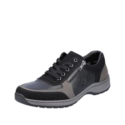 Image of Rieker Men&#039;s 03322 Lace Up Shoes (Black, UK Footwear Size System, Adult, Men, Numeric, Medium, 6.5)