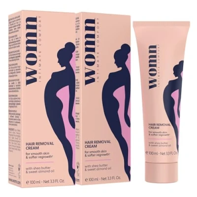 Image of womn 2 x Intimate Comfort HAIR REMOVAL cream depilatory for bikini zone &amp; armpits (2 100ml)