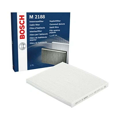 Image of 6808623 Pollen Filter BOSCH 1 987 432 188 Particulate 220,5mm 265,5mm 20mm VAUXHALL: Corsa Mk3, Adam, Mk4, FIAT: Grande Punto Hatchback