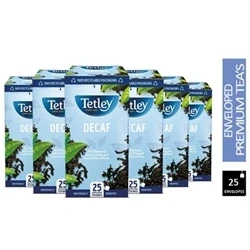 Image of Tetley Decaf Envelope Teabags 25&#039;s