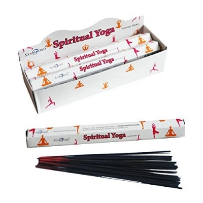 Image of STAMFORD INC. 37518 Spiritual Yoga Incense Sticks, 20 Sticks x 6 Packs