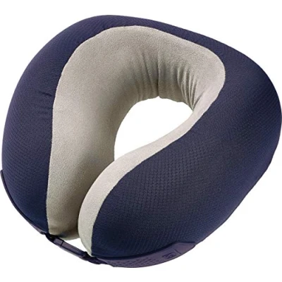 Image of Go Travel Super Supportive &amp; Ergonomic Memory Foam Dreamer Neck Pillow (Dark Blue)