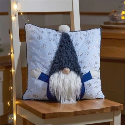 Image of Three Kings Super Furry Gonk Cushion Blue