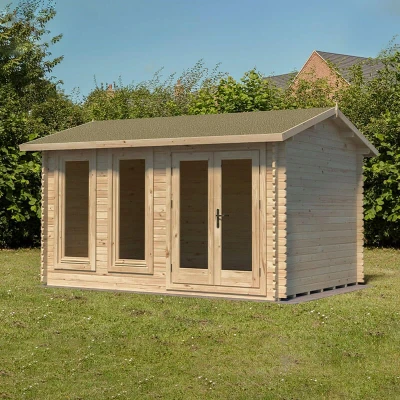 Image of Forest Chiltern 4m x 3m Log Cabin (34mm) Single Glazed