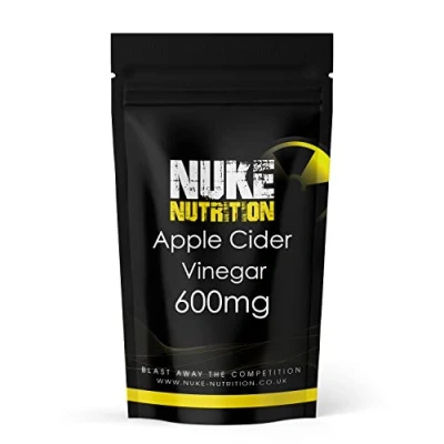 Image of Nuke Nutrition Apple Cider Vinegar Capsules with Mother 180 High Strength ACV