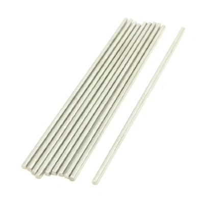 Image of sourcing map RC Airplane 100mm x 2mm Stainless Steel Round Rod 10 Pcs