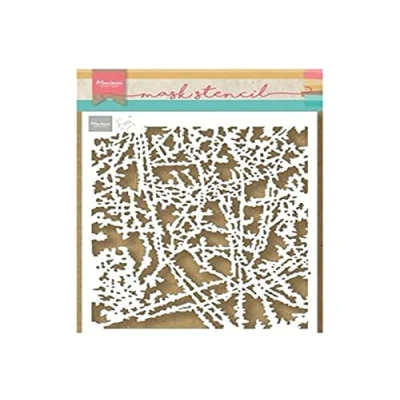 Image of Marianne Design Mask Stencil, Frozen Windows, for Scrapbooking Cardmaking and Other Paper Crafts, White, One Size