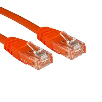 Image of CablesDirect 3 m UTP Cat6 Orange U/UTP Patch Cable (UTP) Network RJ 45 (3 M, (UTP), Orange)