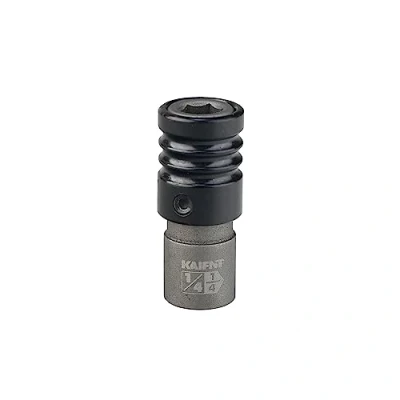 Image of KAIFNT K352 005 1/4 inch Drive to Hex Bit Holder Socket, 1/4&quot;DR 1/4&quot;H Quick Change Impact Adapter