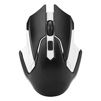 Image of Tosuny Wireless Mouse, Noiseless 2.4G Cordless Mouse Portable 1200DPI Computer Optical Mice for PC Laptop Desktop Computer, 10m Connection, No Delay(Black)