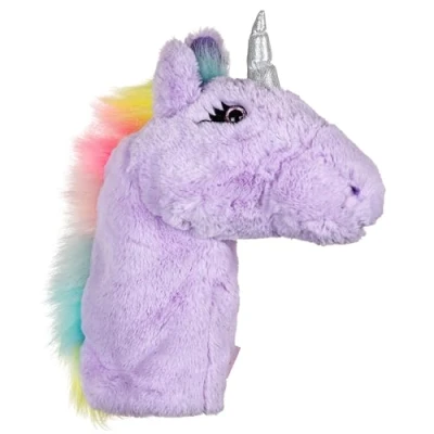 Image of Daphne&#039;s Novelty Animal Golf Headcovers Unicorn Driver Headcover, Pink