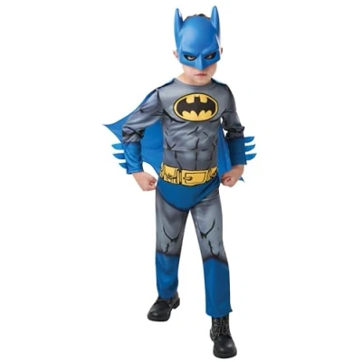 Image of Rubie&#039;s 3000283 4000 Batman Comic Child&#039;s Classic Costume Fancy Dress, Boys, Multicolour, 3 4 Years