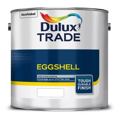 Image of Dulux Trade Eggshell White 2.5L