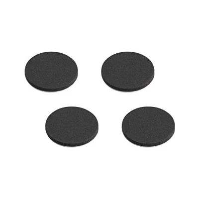 Image of Metafranc, diameter, self adhesive, black, pack of 4, shock absorbing, non furniture and objects, EVA set, rubber pads, anti slip buffers, 646066, Ø 40 mm (4 Stück)
