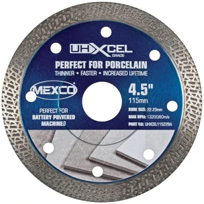 Image of Mexco 115mm UHXCEL Porcelain Diamond Blade