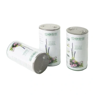 Image of Cylinder Dry Foam Florist SEC Brick Dried Silk Floral 8 x 6cm