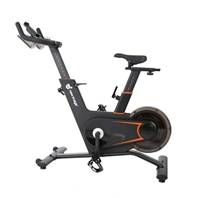 Image of New Image FITT Rider Electromagnetic Indoor Exercise Bike 16 Resistance Levels Adjustable Seat &amp; Comfort Grip Handlebars LCD Display to Monitor Time, Distance, Speed Calories