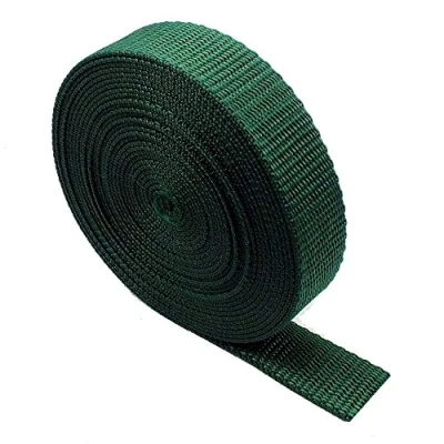 Image of Heavy Duty Webbing Strap Tape 5 metres Rucksack/Backpacks, Luggage/Cargo Strapping, Belts (Bottle Green, 25mm)