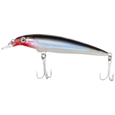 Image of Rapala X Rap Saltwater Lure with Two No. 2 Hooks, 1.2 2.4 m Swimming Depth, 12 cm Size, Silver
