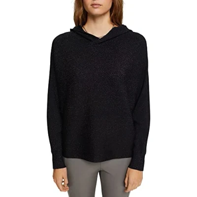 Image of ESPRIT Women&#039;s 112ee1i308 Sweater, 003/Black 3, L