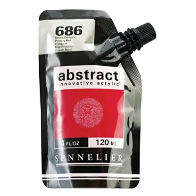 Image of Sennelier : Abstract Acrylic Paint 120ml Satin Primary Red