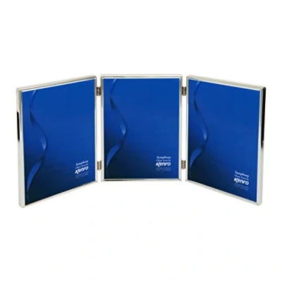 Image of Kenro Silver Plated Triple Photo Frame 6x4 Inch / 10x15cm Symphony Classic Series SY1015/3