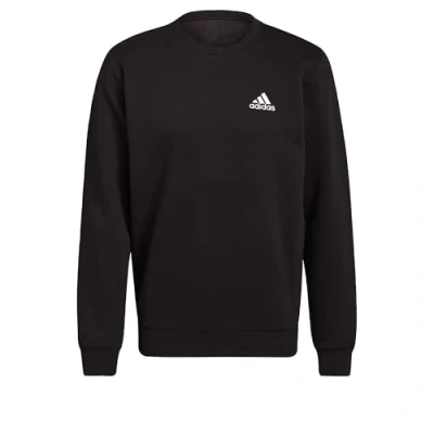 Image of adidas Sportswear Essentials Sweatshirt, Men&#039;s, Size: Medium, Black/white