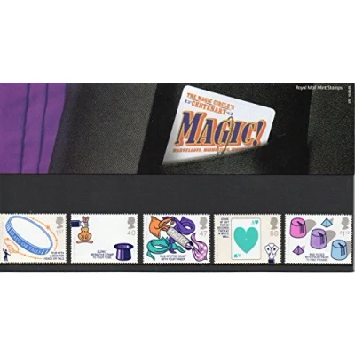 Image of 2005 Centenary of the Magic Circle Presentation Pack PP340 (printed no. 370) Royal Mail Stamps