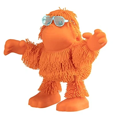 Image of Jiggly Pets Tan the Orangutan Kids Toys Interactive Toy with Motion &amp; Sounds Electronic Toy, Dancing Pet Stretchy for Girls and Boys Age 4 over