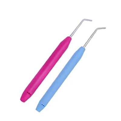 Image of Zonfer 2pcs Loom Knit Hook Crochet Knitting Hooks with Handle, for Knifty Knitter Crafts