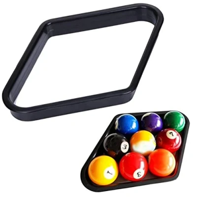 Image of Billiard ball Rack Plastic 8 Triangle for Pool Table