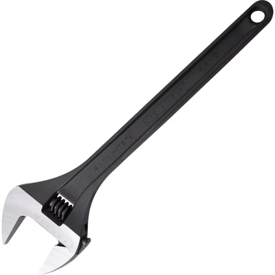 Image of Kennedy Adjustable Spanner, Steel, 18in./450mm Length, 60mm Jaw Capacity