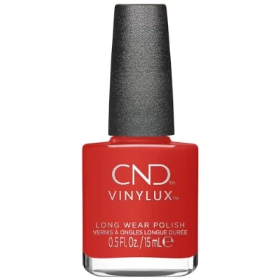 Image of CND Vinylux Long Wear Nail Polish (No Lamp Required), 15 ml, Red, Mambo Beat
